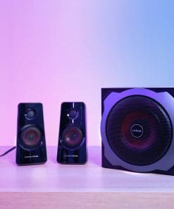 Trust Gaming GXT 38 2.1 Gaming Lautsprechersystem mit Subwoofer, schwarz/rot Trust Gaming GXT 38 2.1 Gaming Lautsprechersystem mit Subwoofer, schwarz/rot – Bild 7
