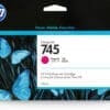 HP 745 DesignJet Druckerpatrone Magenta, 130 ml Ideal für grafische und technische Einsatzbereiche.Eindrucksvolle, aussagekräftige Grafiken – HP Tinte ermöglicht auffällige POP-Beschilderungen und -Poster. Mit kostengünstigen Original HP DesignJet Tintenpatronen mit 300 ml können Sie eine Vielzahl grafischer und technischer Anwendungen ganz einfach erreichen.