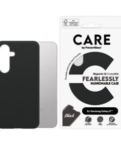 Alternative view of CARE Fashionable Case Black w. QI Compatible Galaxy S25