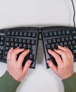 BakkerElkhuizen Goldtouch Adjustable V2 Tastatur Büro USB + PS/2 AZERTY Französisch Schwarz BakkerElkhuizen Goldtouch Adjustable V2 Tastatur Büro USB + PS/2 AZERTY Französisch Schwarz – Bild 3