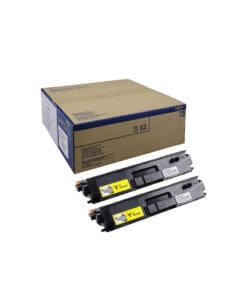 Brother Toner TN-900YTWIN Gelb Doppelpack (12000 Seiten)