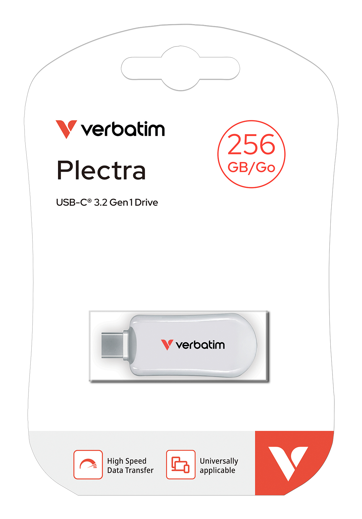 Verbatim 30230 USB-Stick 256 GB USB Typ-C 3.2 Gen 1 (3.1 Gen 1) Weiß Verbatim 30230 USB-Stick 256 GB USB Typ-C 3.2 Gen 1 (3.1 Gen 1) Weiß – Bild 4