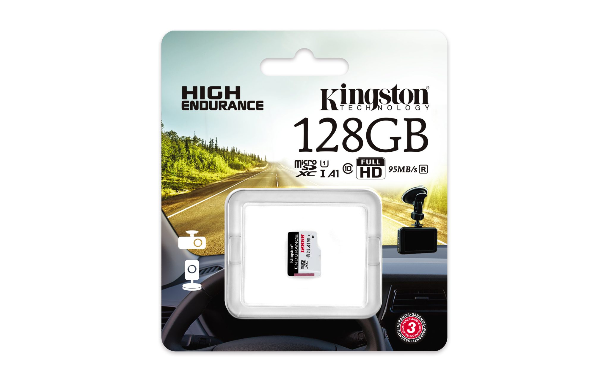 Kingston 128GB microSDXC Endurance 95R/45W C10 A1 UHS-I Kingston 128GB microSDXC Endurance 95R/45W C10 A1 UHS-I – Bild 2
