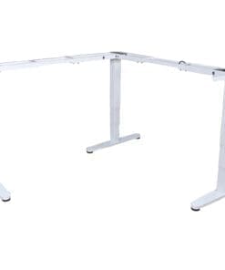 equip ERGO Elektr.-Sitz-Steh Tischgestell, L-Form, weiß