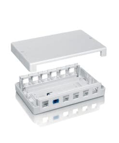 Alternative view of equip Aufputz Box für 12 x Keystone Jack, weiß