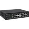 PoE+ Gigabit Netzwerk Injektor Hub 8 Port (8x PoE+)1GBit/s19" (Winkel enthalten) InLine® PoE+ Gigabit Netzwerk Switch 24 Port, 1GBit/s, 2xSFP, 19" (Winkel enthalten), Metall, Lüftersteuerung, mit Display, 420W