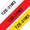 Brother Schriftband TZe-31M3 (TZe-231/-431/-631) 12mm x 8m Erzielen Sie mit Schriftbändern von Brother immer hervorragende, detailierte Ergebnisse.