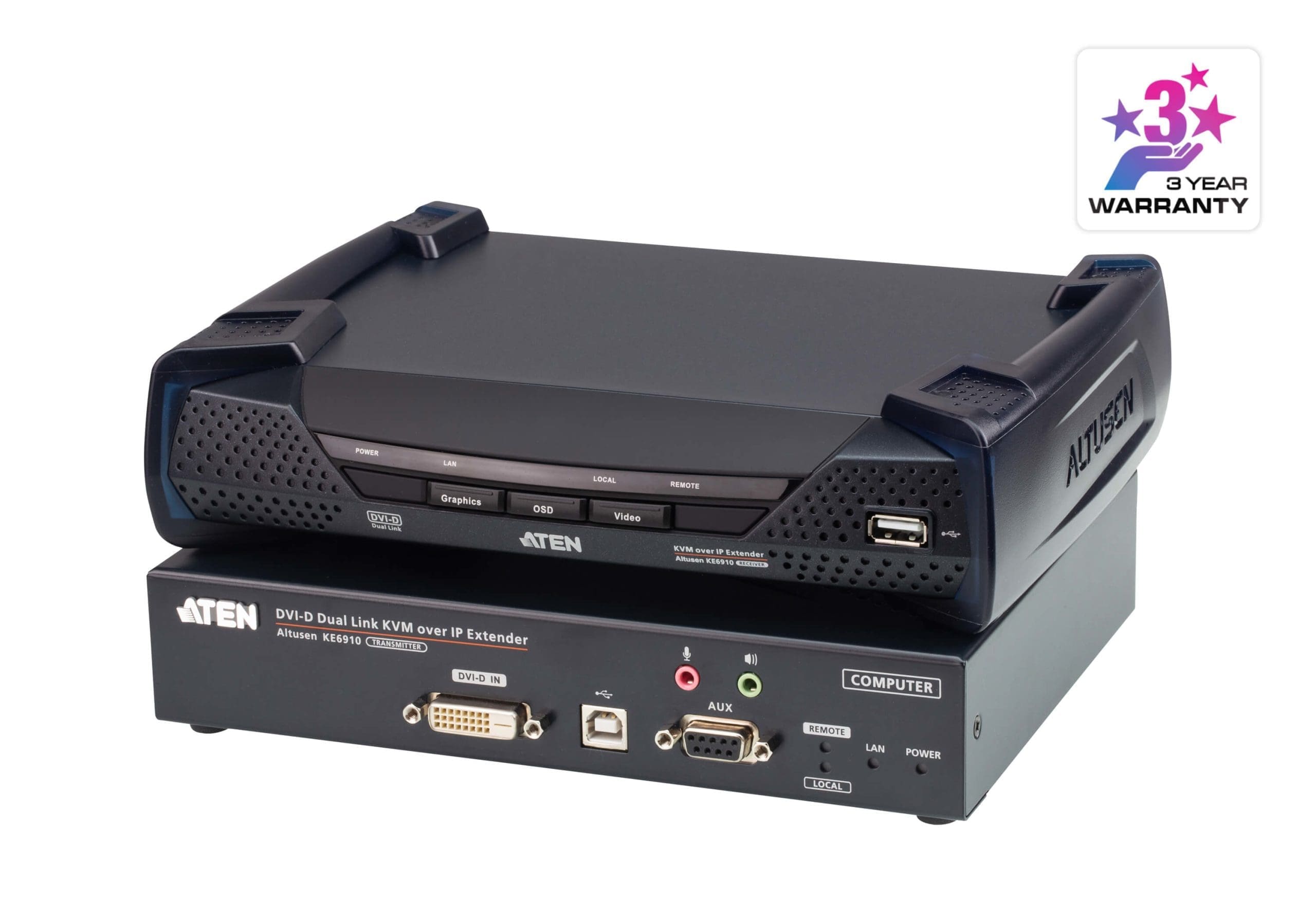 ATEN KE6910T 2K DVI-D Dual Link KVM over IP Sender ATEN KE6910T 2K DVI-D Dual Link KVM over IP Sender – Bild 5
