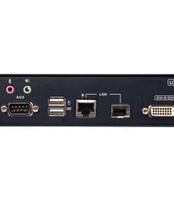 Alternative view of ATEN KE6912T 2K DVI-D Dual Link KVM over IP Sender mit PoE