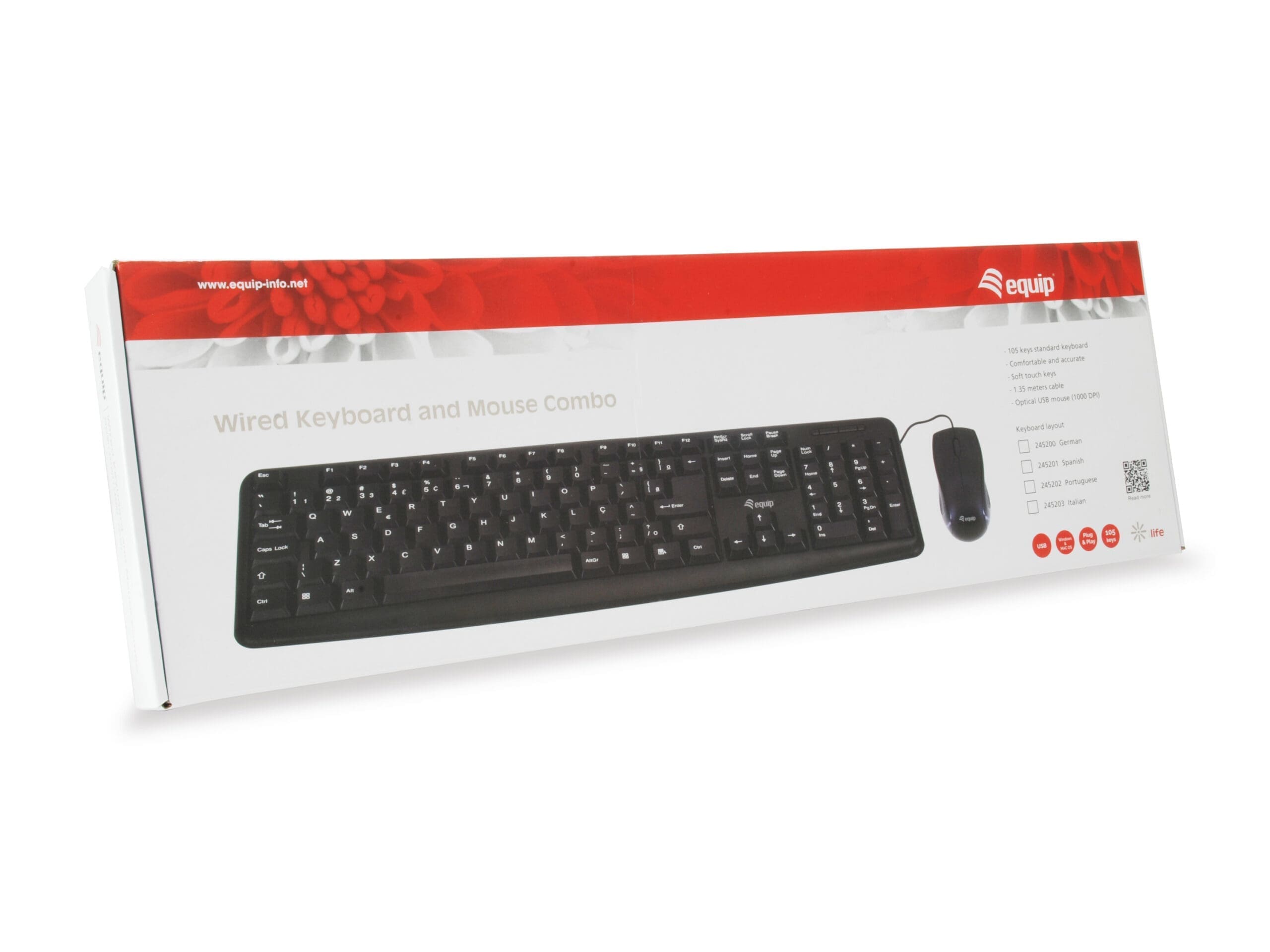 equip Wired Keyboard & Mouse Combo, IT layout equip Wired Keyboard & Mouse Combo, IT layout – Bild 5