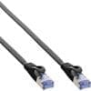 InLine® Patchkabel flach, U/FTP, Cat.6A, schwarz, 2m, schwarz