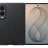 Samsung Carbon Magnet Case für Galaxy Fold8, black Robust, ultradünn und stilvoll Das Carbon Magnet Case vereint elegantes Design mit zuverlässigem Schutz. Hergestellt aus hochwertigem, widerstandsfähigem Aramid bietet es eine kratzfeste Oberfläche und schützt vor Stößen. Die leicht strukturierte Oberfläche sorgt für einen angenehmen, sicheren Griff. Dank des integrierten Magneten kannst du ganz einfach nützliches Zubehör befestigen und kabelloses Laden komfortabel nutzen. Das Carbon Magnet Case kommt mit einem Anti-reflecting Film für das Frontdisplay – für zusätzlichen Schutz.
