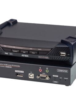 ATEN KE9952 4K DisplayPort Single Display KVM over IP Extender mit PoE