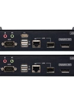 Alternative view of ATEN KE9952 4K DisplayPort Single Display KVM over IP Extender mit PoE