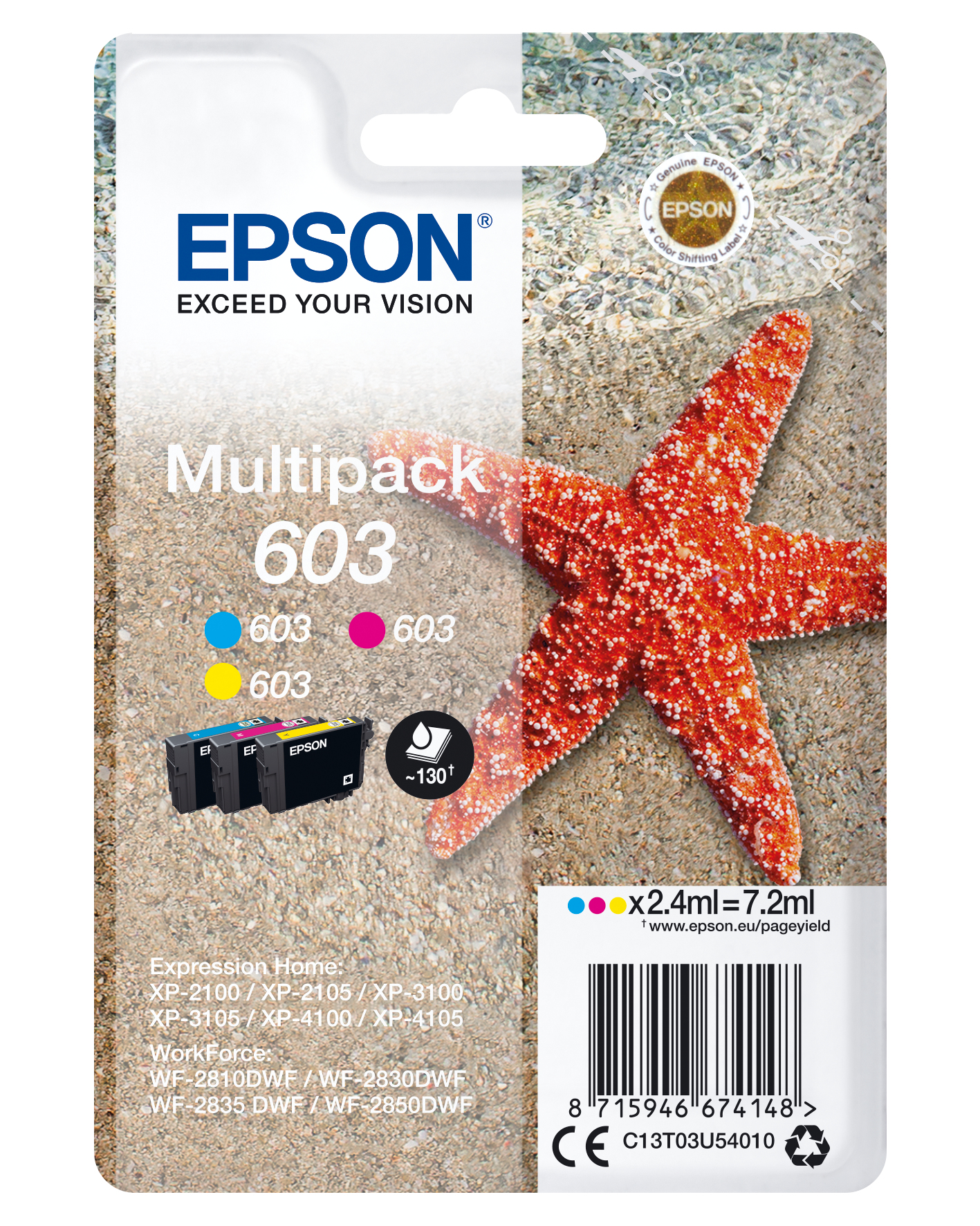 Epson Tintenpatronen Multipack 603 (3Farben) Epson Tintenpatronen Multipack 603 (3Farben)