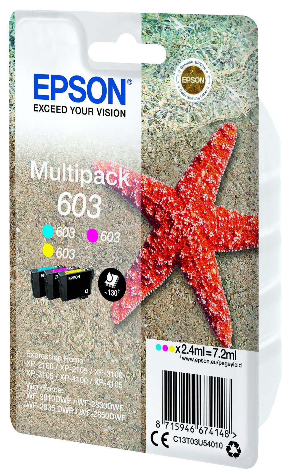 Epson Tintenpatronen Multipack 603 (3Farben) Epson Tintenpatronen Multipack 603 (3Farben) – Bild 2