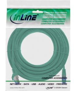 InLine® Patchkabel, Cat.6A, S/FTP, TPE (LSZH), CCA, grün, 5m InLine® Patchkabel, Cat.6A, S/FTP, TPE (LSZH), CCA, grün, 5m – Bild 3