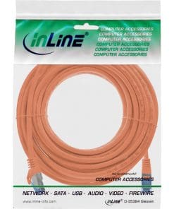 InLine® Patchkabel, Cat.6A, S/FTP, TPE (LSZH), CCA, orange, 5m InLine® Patchkabel, Cat.6A, S/FTP, TPE (LSZH), CCA, orange, 5m – Bild 3