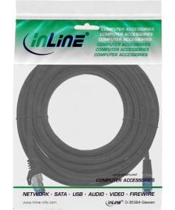 InLine® Patchkabel, Cat.6A, S/FTP, TPE (LSZH), CCA, schwarz, 5m InLine® Patchkabel, Cat.6A, S/FTP, TPE (LSZH), CCA, schwarz, 5m – Bild 3