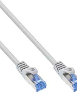 InLine® Patchkabel, Cat.6A, S/FTP, TPE (LSZH), CCA, weiß, 1m