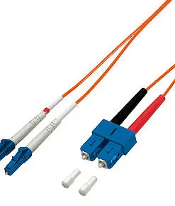 LWL Patchkabel LC/SC 62,5/125µ, 2m duplex