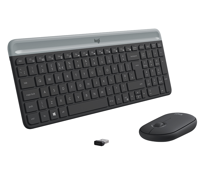 Logitech SLIM Combo Wireless Keyboard und Maus MK470 graphit Logitech SLIM Combo Wireless Keyboard und Maus MK470 graphit – Bild 4