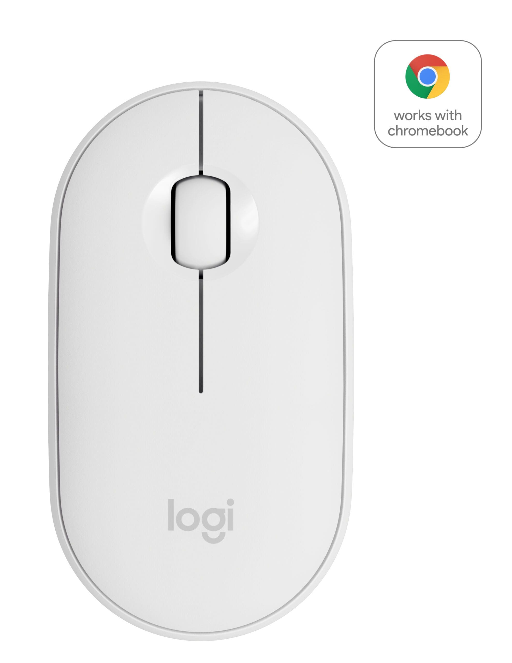 Logitech M350 PEBBLE Wireless Maus Weiß – best4you