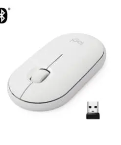 Alternative view of Logitech M350 PEBBLE Wireless Maus Weiß