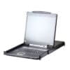 ATEN CL5708IM 8-port KVM over IP Switch Slideaway-Konsole mit 17"-Display USB, PS/2, VGA, DE-Layout ATEN CL5716IM 16-port KVM over IP Switch Slideaway-Konsole mit 17"-Display, USB, PS/2, VGA, DE-Layout