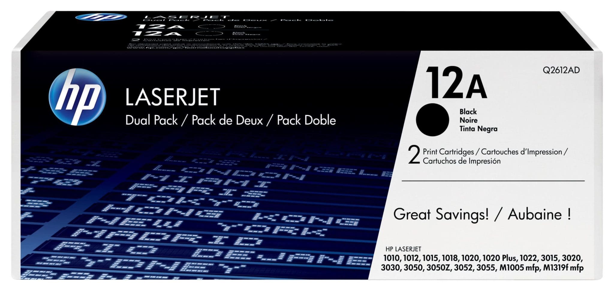 HP Toner Doppelpack Q2612D Schwarz (2x Q2612A = 2x2000 Seiten) HP Toner Doppelpack Q2612D Schwarz (2x Q2612A = 2x2000 Seiten)