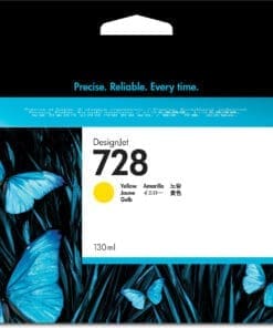 HP 728 Gelb DesignJet Druckerpatrone, 130 ml