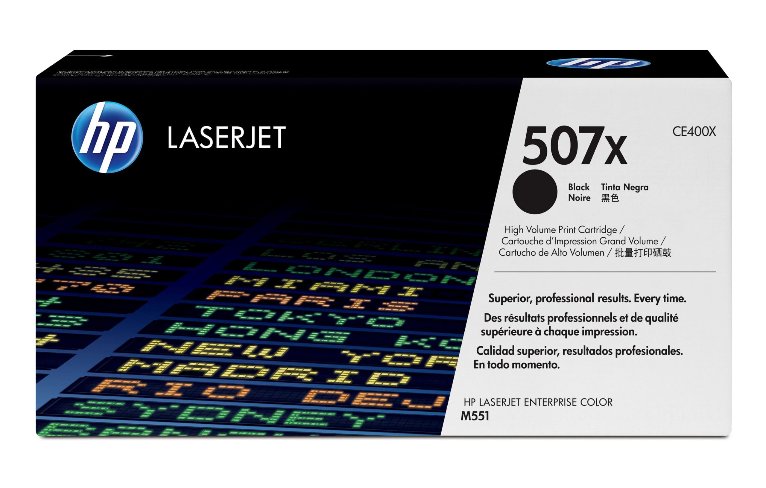HP 507X Schwarz Original LaserJet Tonerkartusche HP 507X Schwarz Original LaserJet Tonerkartusche