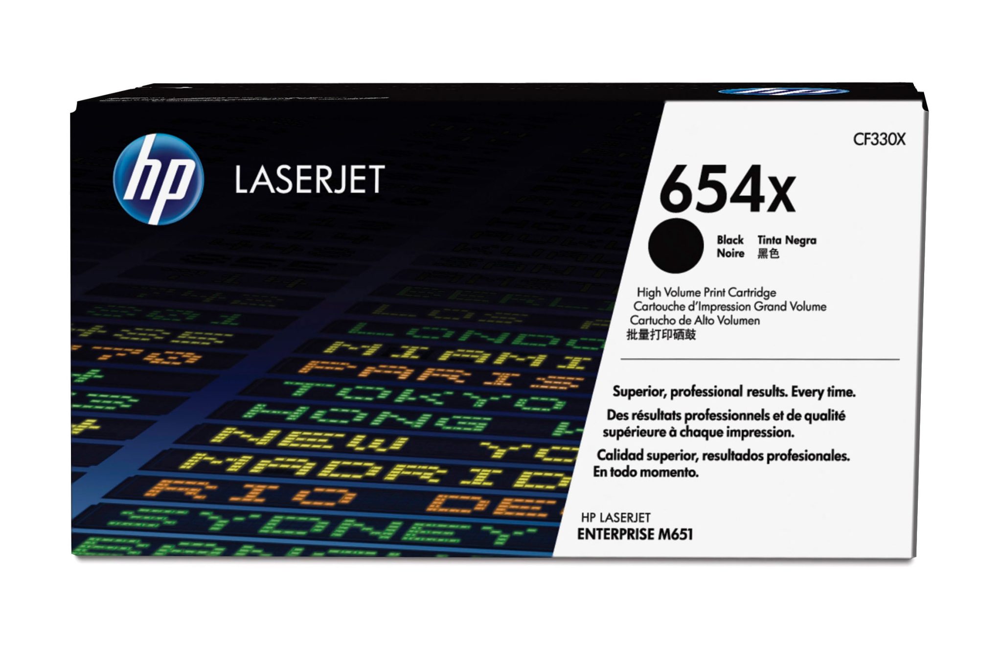 HP 654X Schwarz Original LaserJet Tonerkartusche HP 654X Schwarz Original LaserJet Tonerkartusche