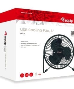 equip Life USB Cooling Fan, 6" Ventilator equip Life USB Cooling Fan, 6" Ventilator – Bild 4