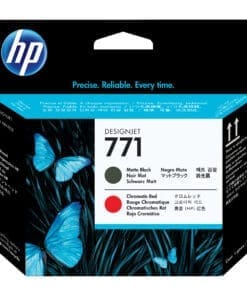 HP 771 Mattschwarz/Chromrot DesignJet Druckkopf