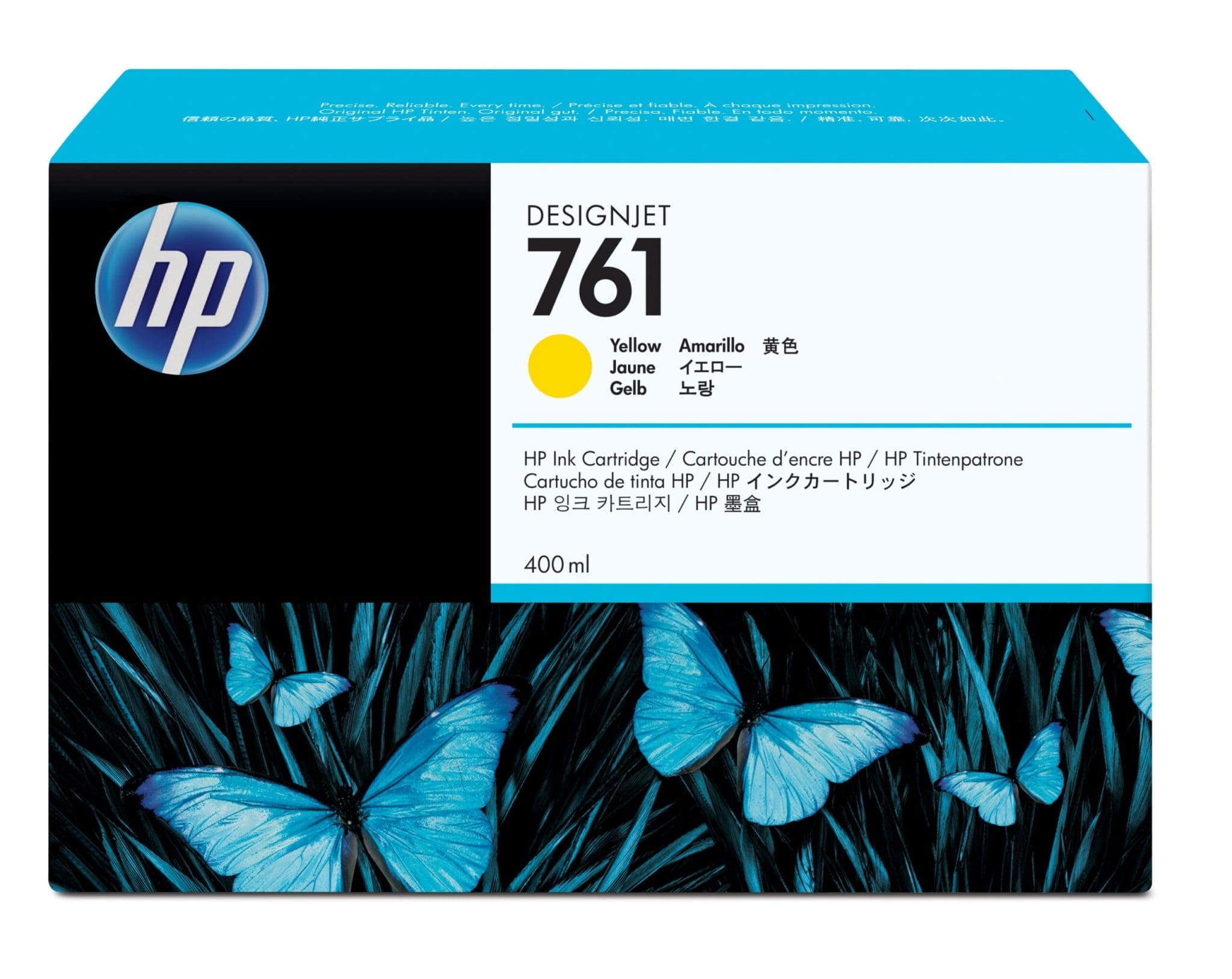 HP 761 Gelb DesignJet Druckerpatrone, 400 ml HP 761 Gelb DesignJet Druckerpatrone, 400 ml – Bild 2