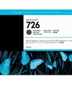 HP 726 Mattschwarz DesignJet Druckerpatrone, 300 ml