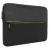 Targus CityGear 13.3" Laptop Sleeve Black Nahezu 1000 Laptops werden täglich gestohlen. Das DEFCON® CL sorgt für eine einfach und schnelle Sicherung. Das 4-stellige Kombinationszahlenschloss ist 2,10 m lang und aus einen galvanisiertem Stahlkabel. Die Sicherung Ihres Notebooks ist mit dem DEFCON® CL genauso einfach wie das Abschliessen selbst. Befestigen Sie das Stahlkabel an einem unbeweglichen Objekt sowie an der Vorrichtung für Sicherheitsschlösser Ihres Notebooks PCs und verändern Sie die von Ihnen eingestellte Zahlenkombination. Sie haben die Möglichkeit von über 10.000 frei wählbaren Kombinationen. Nur Sie können diese Kombination wieder öffnen und das Beste ist, dass Sie keinen Schlüssel verlieren können.<br />Inklusive Sicherungsplatte zur Befestigung am Arbeitsplatz<br />Leicht anzuschließender Notebookadapter passt nahezu in alle Sicherungsslots der Notebooks<br />Mit Kombinationsschloss an 2,1 m langem Kabel<br />Bis zu 10 000 individuell wählbare Kombinationen