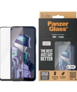 Alternative view of PanzerGlass Screen Protector w. Black Frame HMD Fusion / UWF