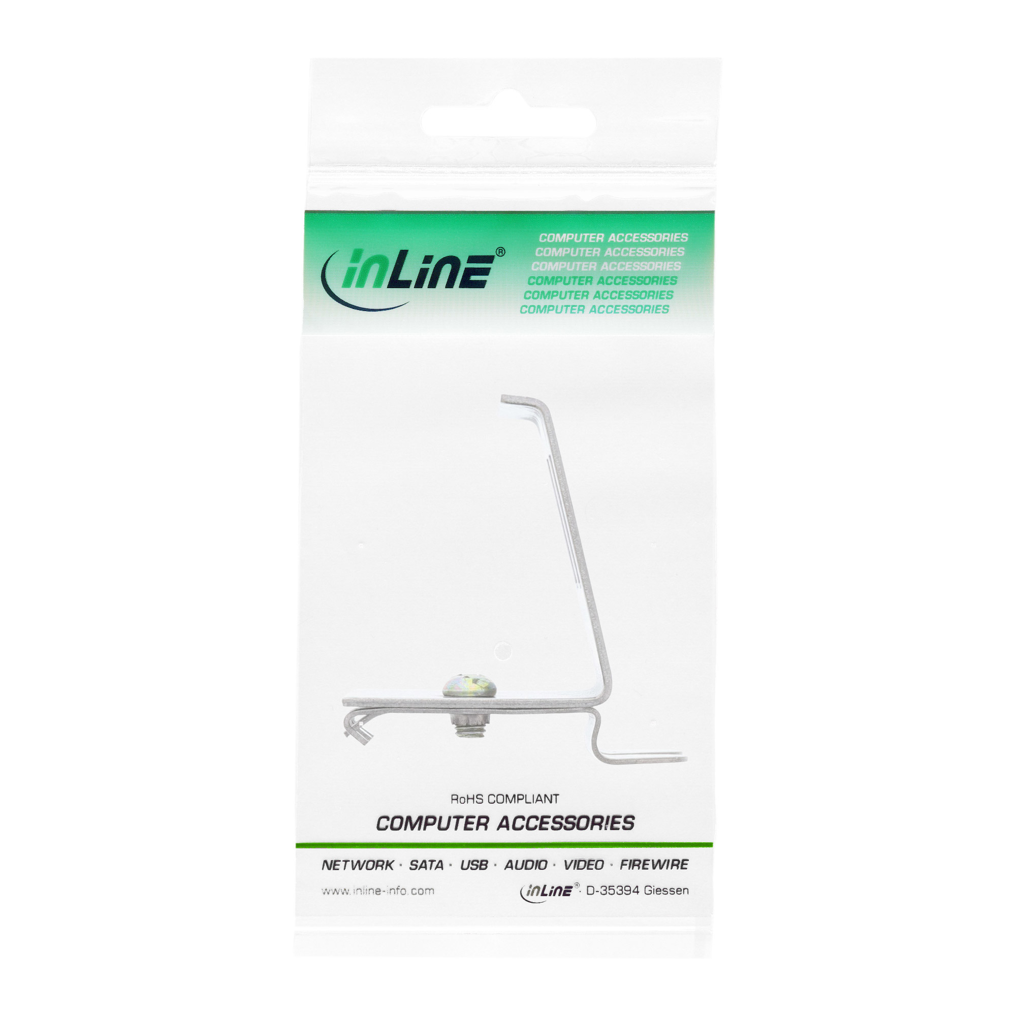 InLine® Keystone SNAP-In Metall-Modulhalter, 2-fach für Hutschiene, Metall InLine® Keystone SNAP-In Metall-Modulhalter, 2-fach für Hutschiene, Metall – Bild 4
