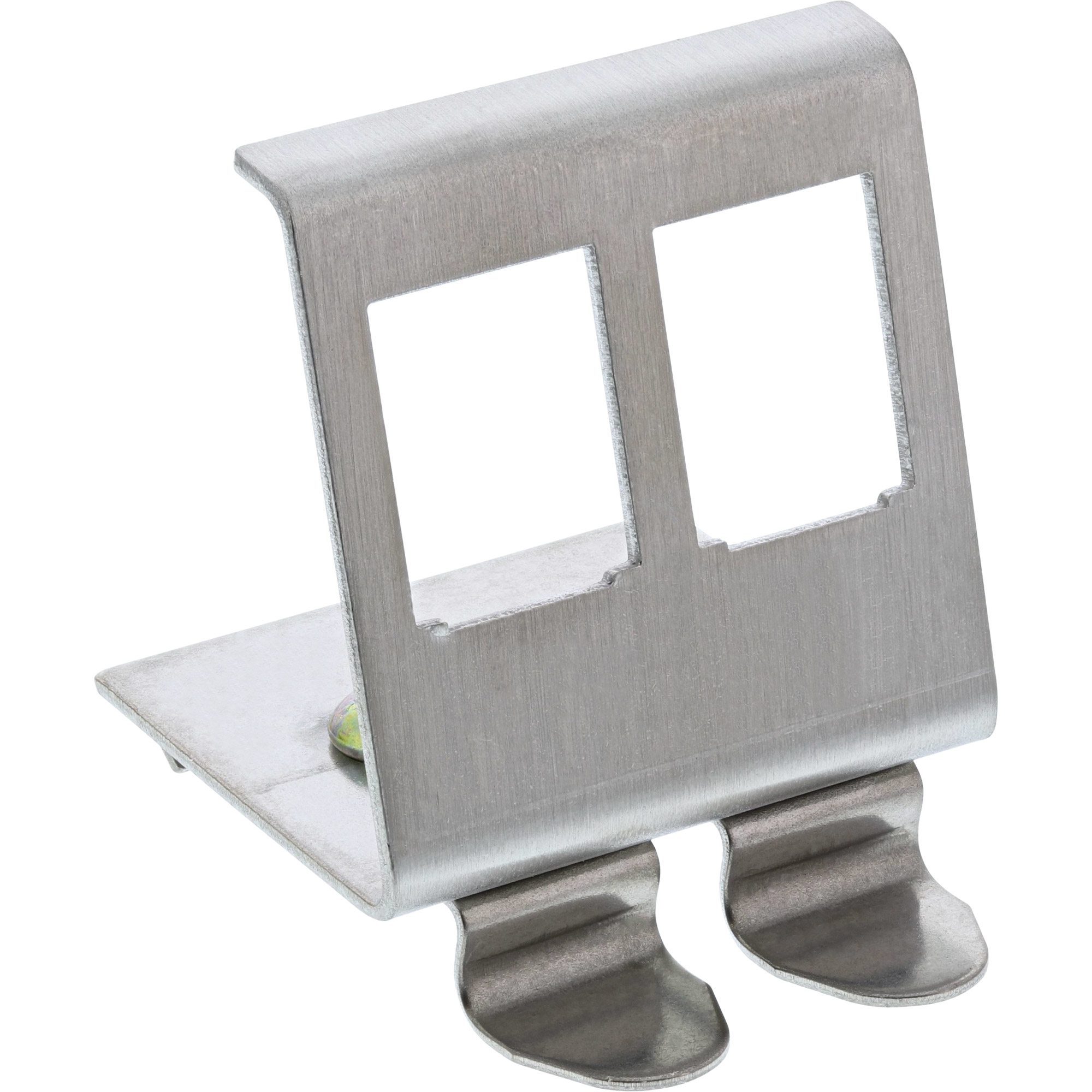 InLine® Keystone SNAP-In Metall-Modulhalter, 2-fach für Hutschiene, Metall InLine® Keystone SNAP-In Metall-Modulhalter, 2-fach für Hutschiene, Metall