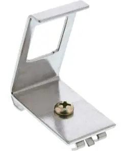 Alternative view of InLine® Keystone SNAP-In Metall-Modulhalter, 1-fach für Hutschiene, Metall