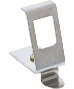InLine® Keystone SNAP-In Metall-Modulhalter, 1-fach für Hutschiene, Metall