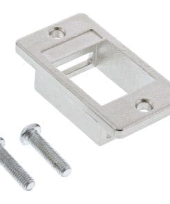 InLine® Keystone SNAP-In Modulhalter, 1-fach, Metall, für flache Oberflächen