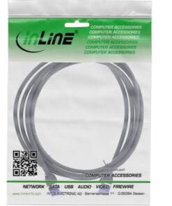 InLine® Patchkabel Slim, Cat.6A, S/FTP, TPE (LSZH), PoE, schwarz, 2m InLine® Patchkabel Slim, Cat.6A, S/FTP, TPE (LSZH), PoE, schwarz, 2m – Bild 3