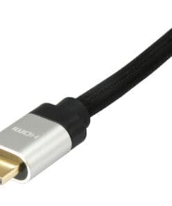 Alternative view of equip HDMI 2.1 Ultra Anschlusskabel 2.0m schwarz