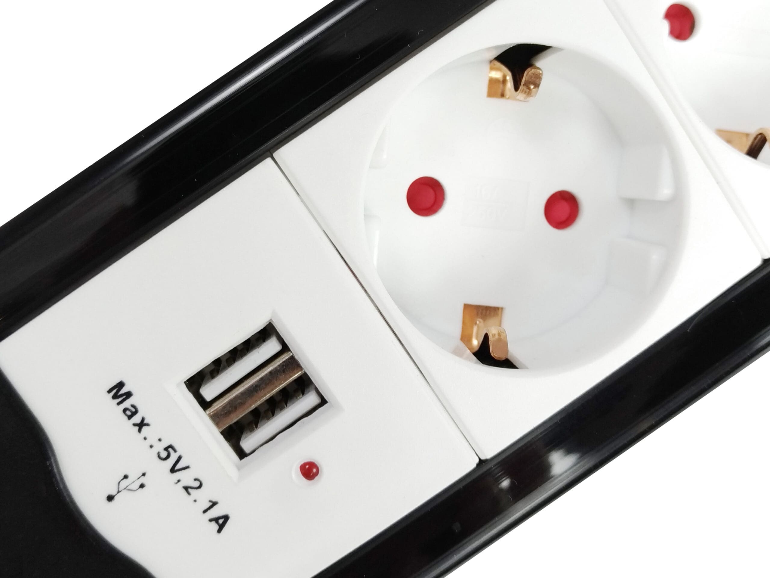 equip Steckdosenleiste 4-fach Schuko, 2x USB, Schalter 1.5m equip Steckdosenleiste 4-fach Schuko, 2x USB, Schalter 1.5m – Bild 4