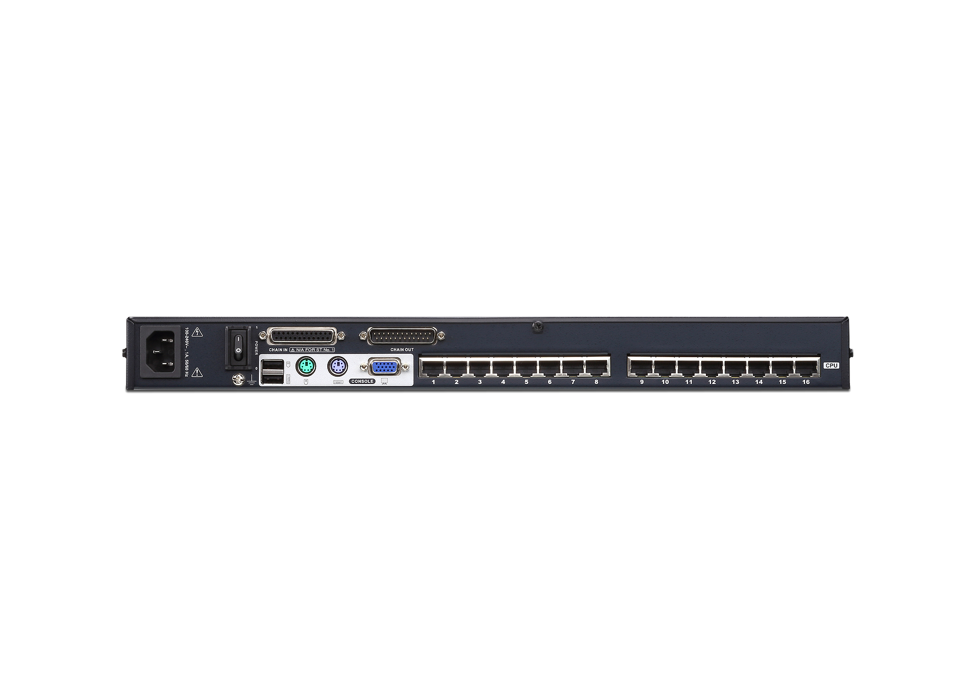 ATEN KH1516A, 16-Port Cat.5 KVM-Switch mit Daisy-Chain-Port, 19", 1HE ATEN KH1516A, 16-Port Cat.5 KVM-Switch mit Daisy-Chain-Port, 19", 1HE – Bild 2