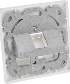 Alternative view of InLine® Rahmenset für 1x RJ45 Bu/LSA Einsatz, Keystone SNAP-In, weiß RAL9010