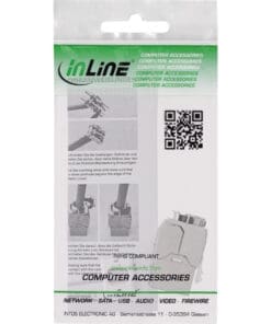 InLine® Keystone RJ45 Buchse Slim, SNAP-In, Cat.8.1, integrierter Kabelbinder InLine® Keystone RJ45 Buchse Slim, SNAP-In, Cat.8.1, integrierter Kabelbinder – Bild 4